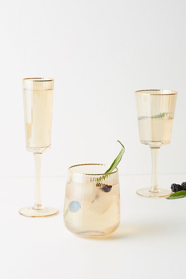 Slide View: 3: Rochelle Flutes, Set of 4