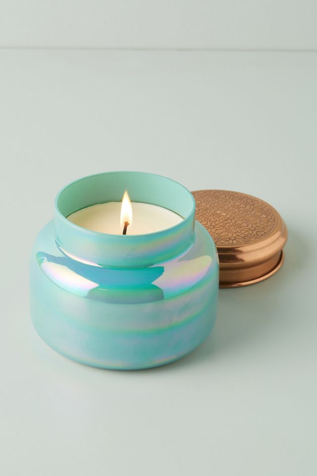 Capri Blue Iridescent Jar Candle Anthropologie