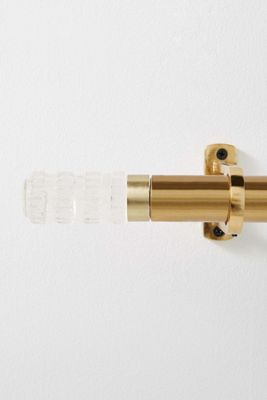 Clear Curtain Hardware Rods Tiebacks Finials Anthropologie