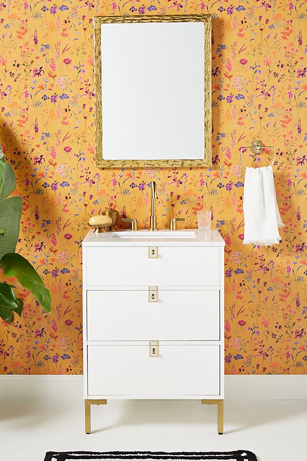 Slide View: 1: Ingram Powder Bathroom Vanity