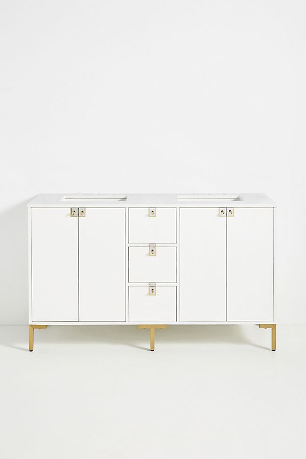 Slide View: 1: Ingram Double Bathroom Vanity