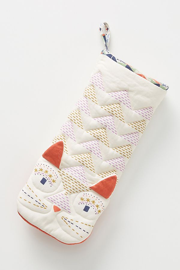 Slide View: 1: Helga Cat Oven Mitt