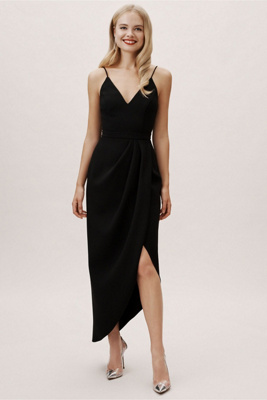 anthropologie long black dress