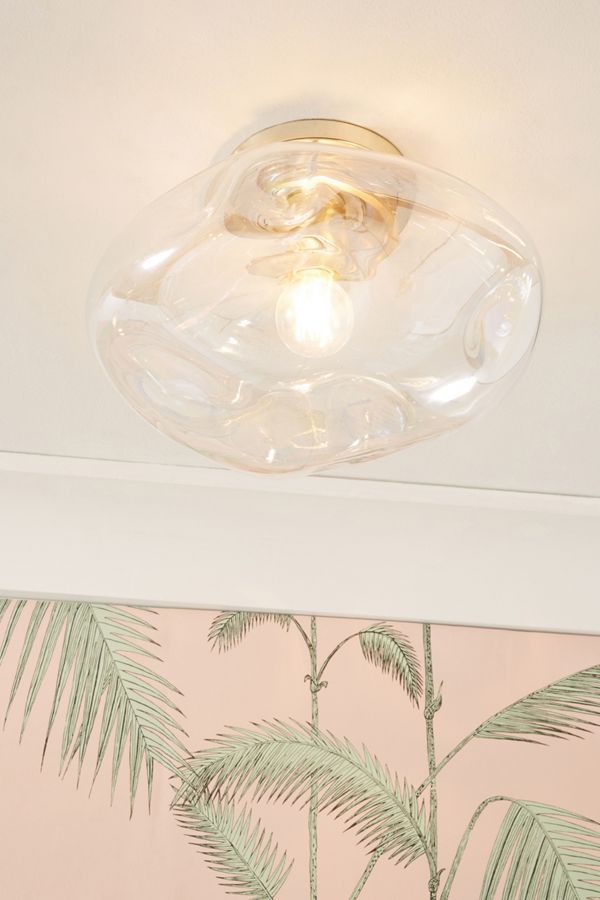 Mckenzie Iridescent Flush Ceiling Light Anthropologie Uk