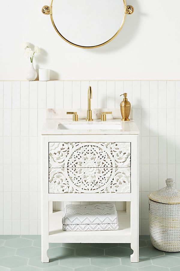 Slide View: 1: Lombok Powder Vanity