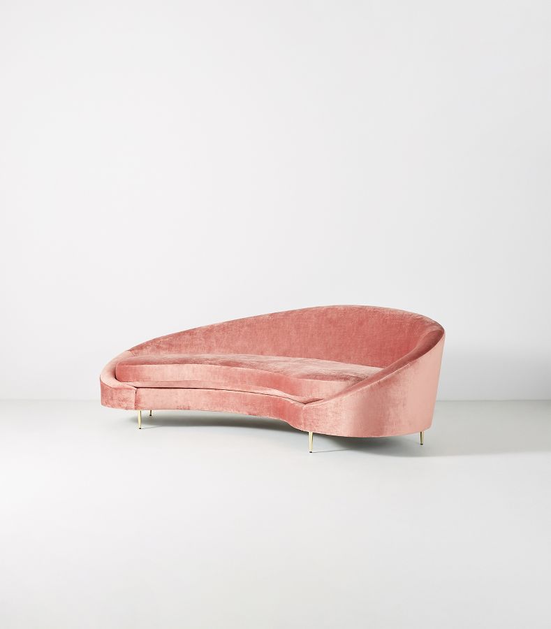 Asymmetrical Serpentine Sofa