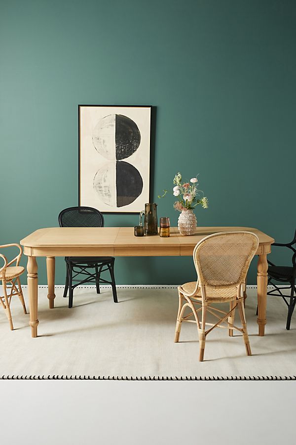 Slide View: 1: Elysian Expandable Farmhouse Dining Table
