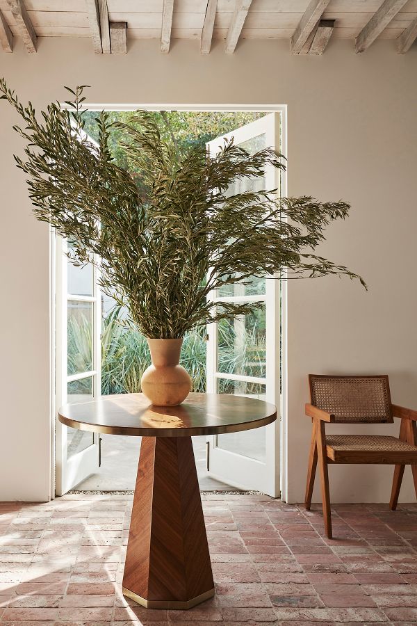 Slide View: 3: Quillen Marquetry Round Bistro Table