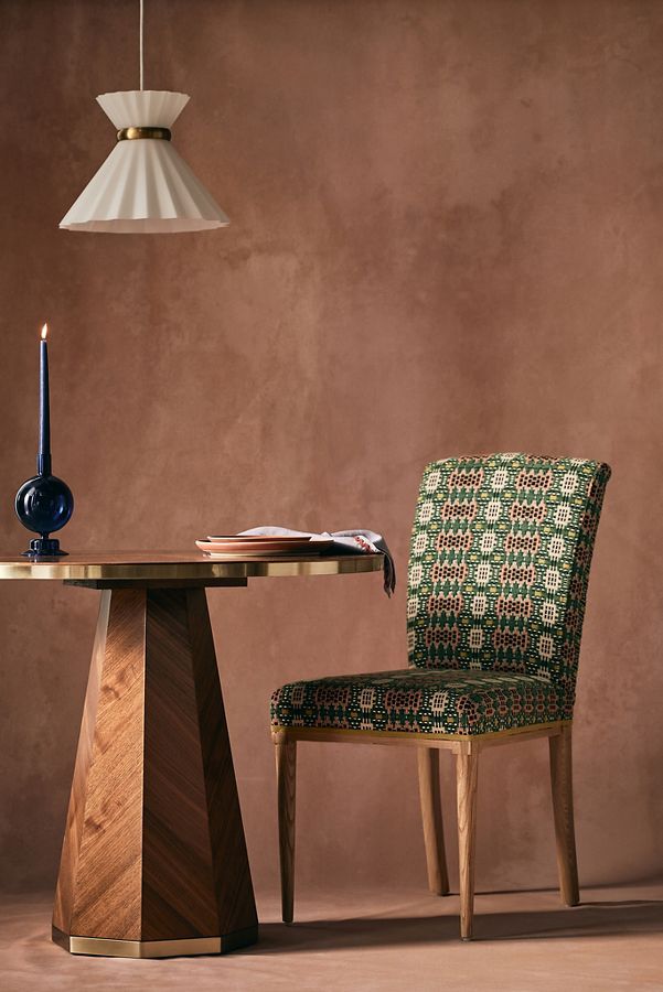 Slide View: 4: Quillen Marquetry Round Bistro Table