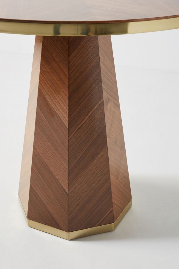 Slide View: 7: Quillen Marquetry Round Bistro Table