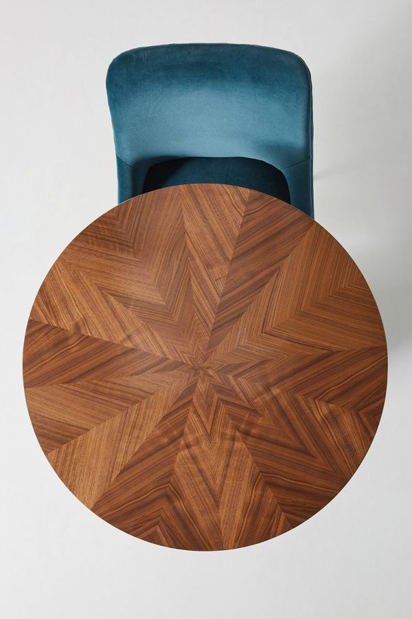 Slide View: 8: Quillen Marquetry Round Bistro Table