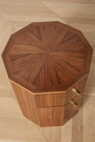 Slide View: 3: Quillen Marquetry Side Table