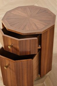 Slide View: 5: Quillen Marquetry Side Table