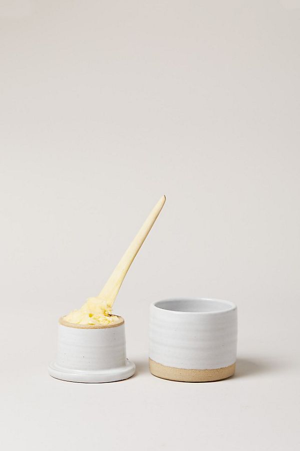 Slide View: 2: Farmhouse Pottery Silo Butter Keeper