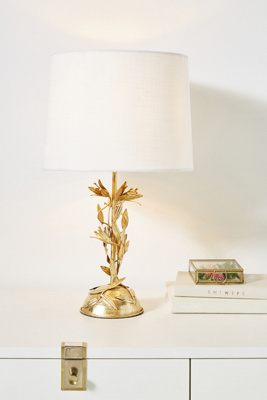 gold side lamp