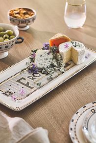 Slide View: 1: The Bistro Tile Stoneware Cheese Platter