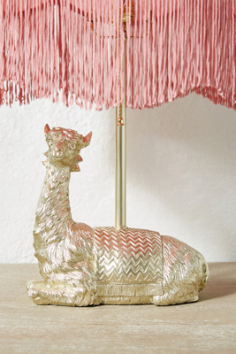llama table lamp