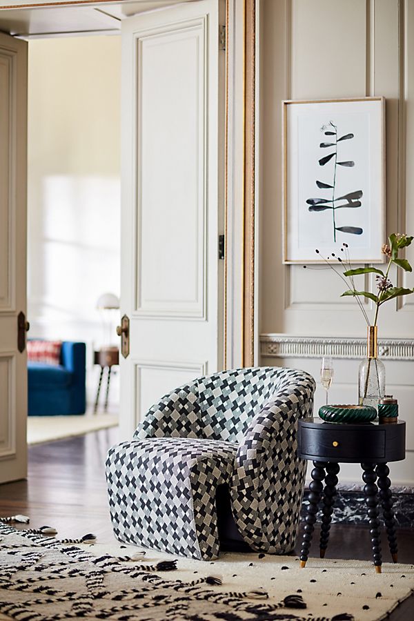 Slide View: 6: Soho Home x Anthropologie Sandy Side Table
