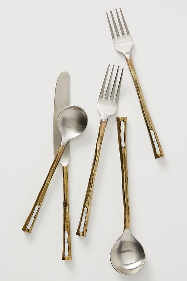 Slide View: 1: Nisa Flatware