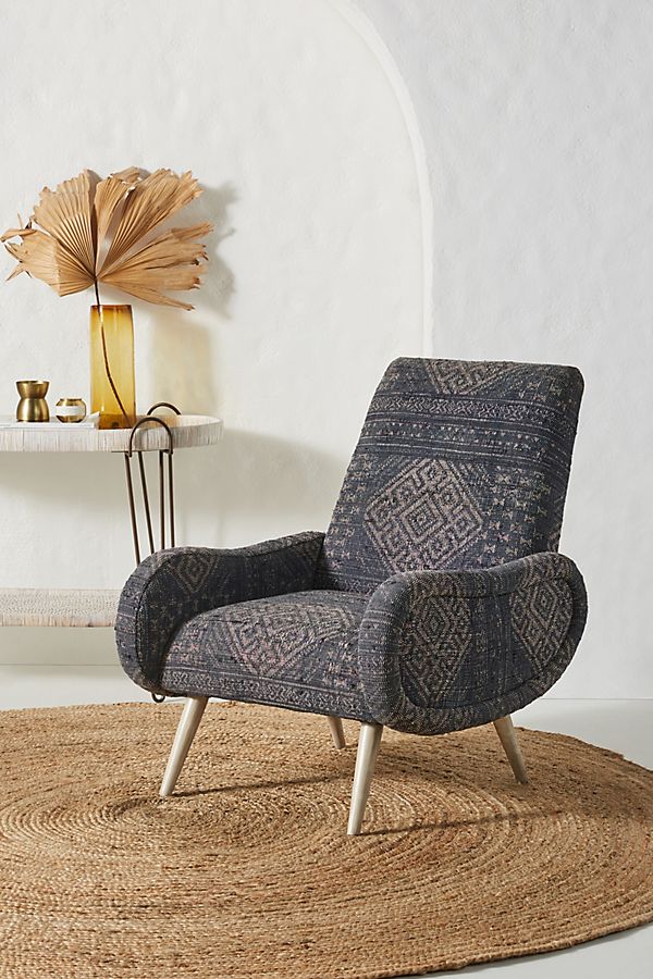 Slide View: 1: Rug-Printed Kennett Chair