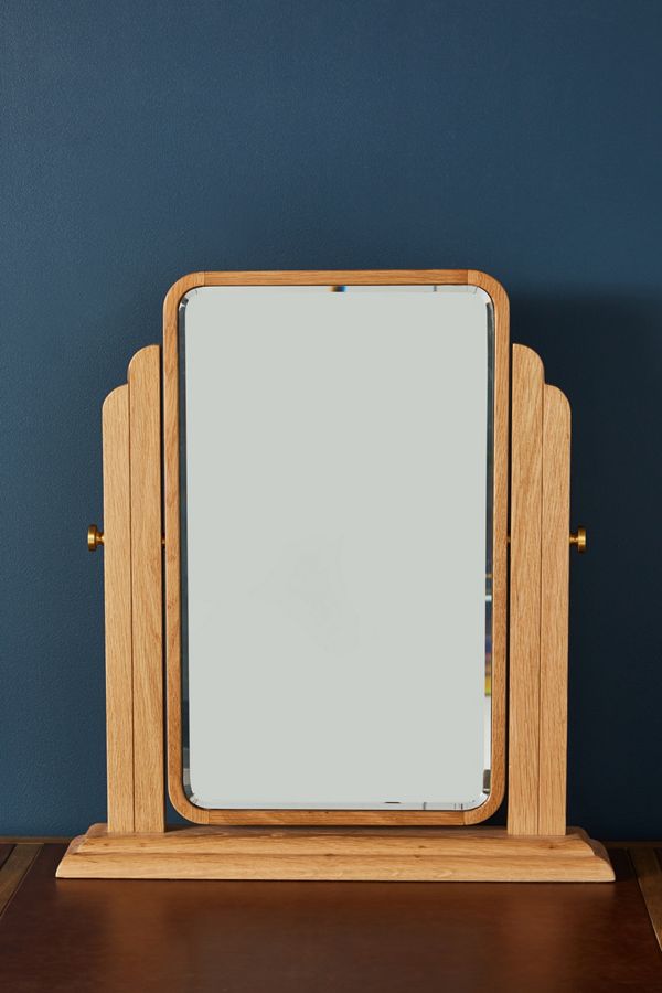 Soho Home x Anthropologie Oak Vanity Mirror Anthropologie