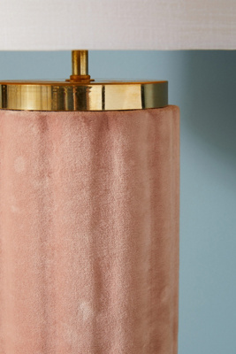 velvet table lamp