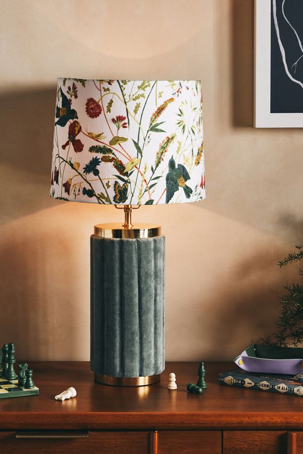 Marilyn Velvet Table Lamp Anthropologie UK