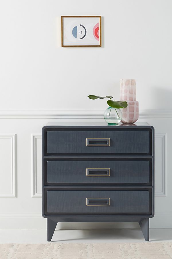 Slide View: 1: Barquette Three-Drawer Dresser