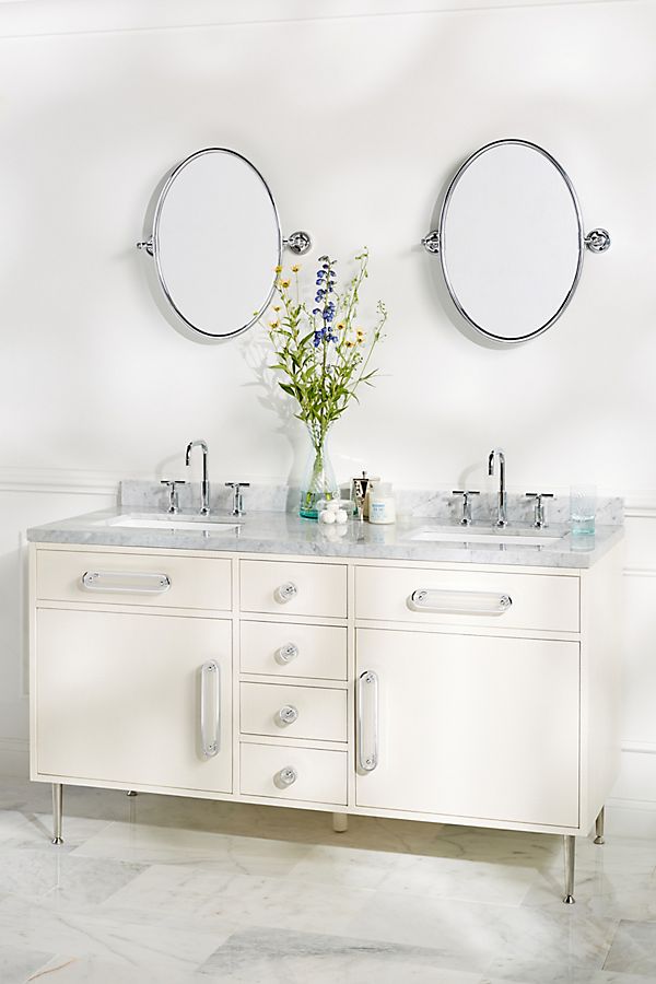 Slide View: 1: Odetta Double Bathroom Vanity