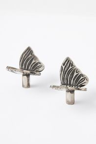 Slide View: 3: Melody Butterfly Knobs, Set of 2