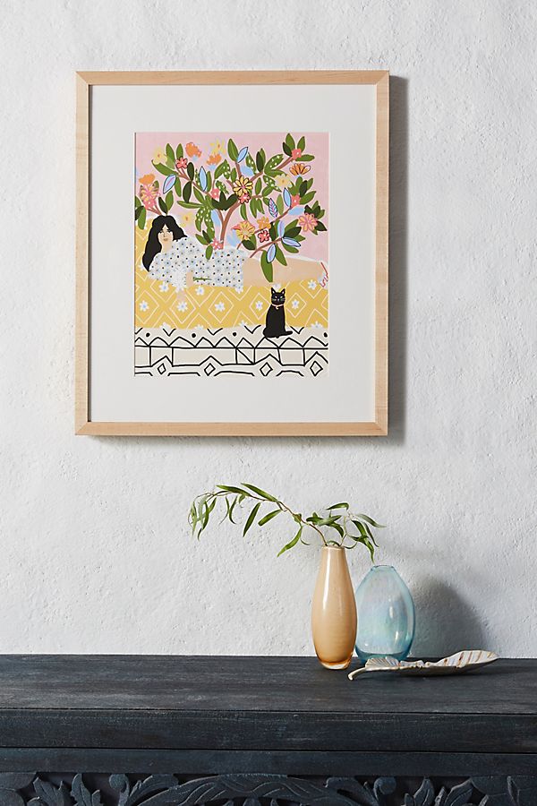 Slide View: 1: French Lady Wall Art