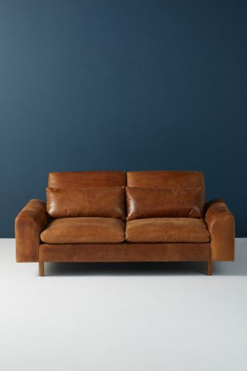 Mirren Two-Cushion Leather Sofa