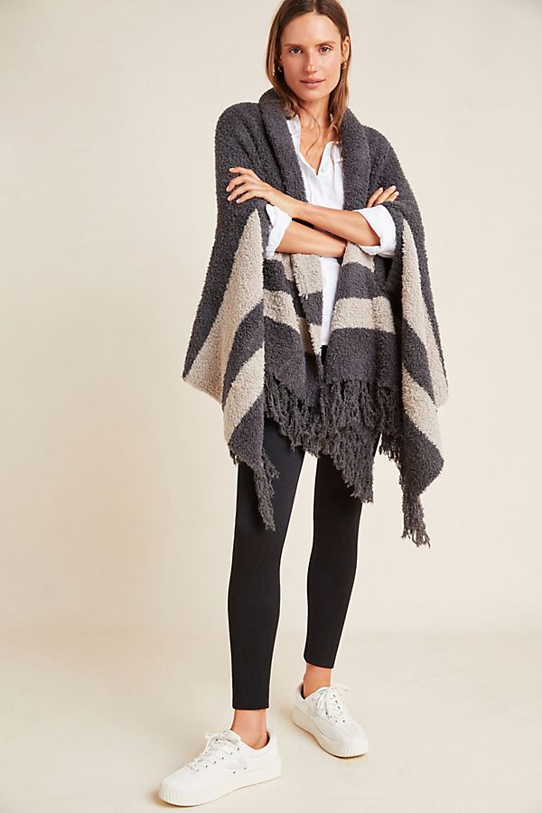 Slide View: 1: Barefoot Dreams Malibu Striped Wrap