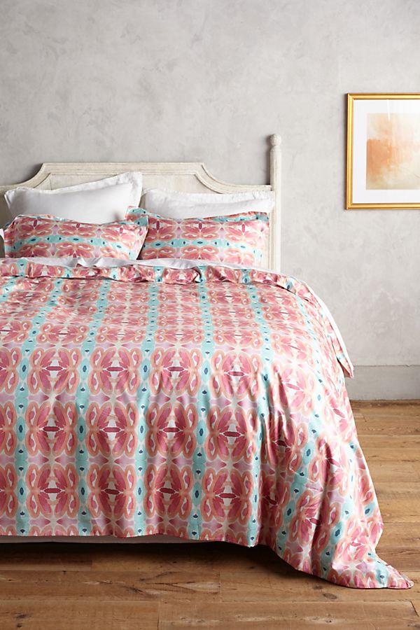 Slide View: 1: Bunglo Rose Fields Duvet