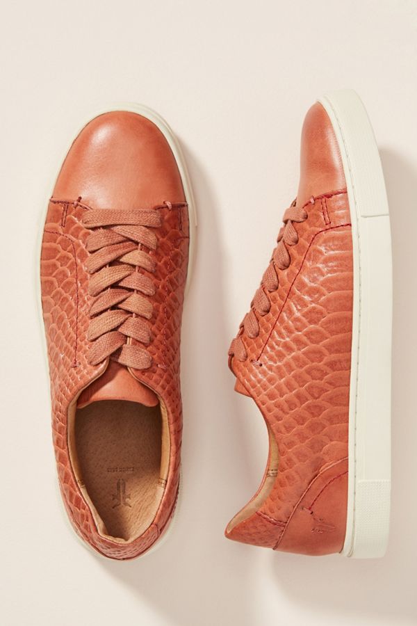 frye ivy leather sneakers