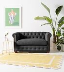 Dulcimer Petite Chesterfield Loveseat #0