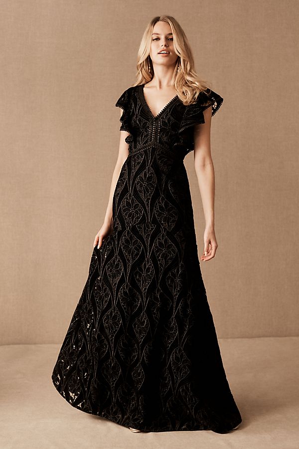 Slide View: 1: ML Monique Lhuillier Hilaire Dress