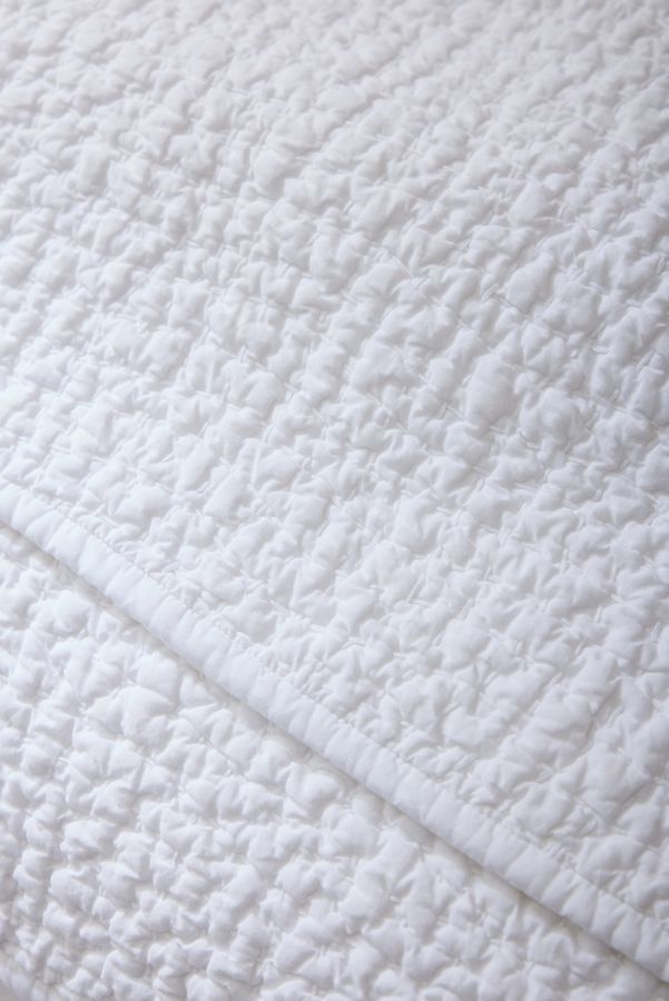 Slide View: 4: Coyuchi Pebbled Handstitched Organic Quilt