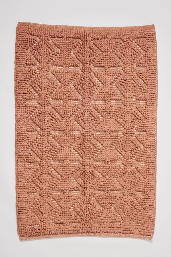 Slide View: 1: Coyuchi Mosaic Canyon Organic Bath Rug