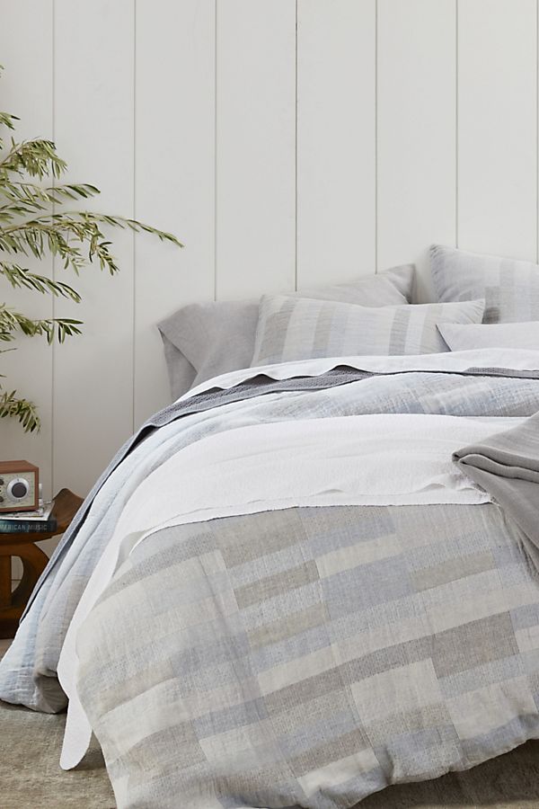 Slide View: 3: Coyuchi Anza Organic Matelasse Duvet Cover