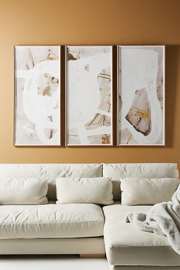 Slide View: 1: Bergman 2 Triptych Wall Art