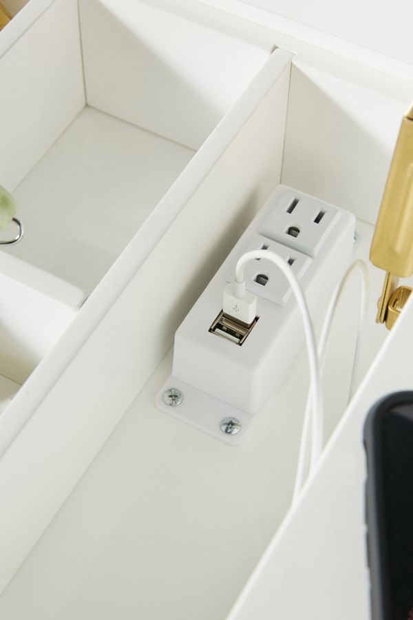 Lacquered Regency Makeup Vanity Anthropologie