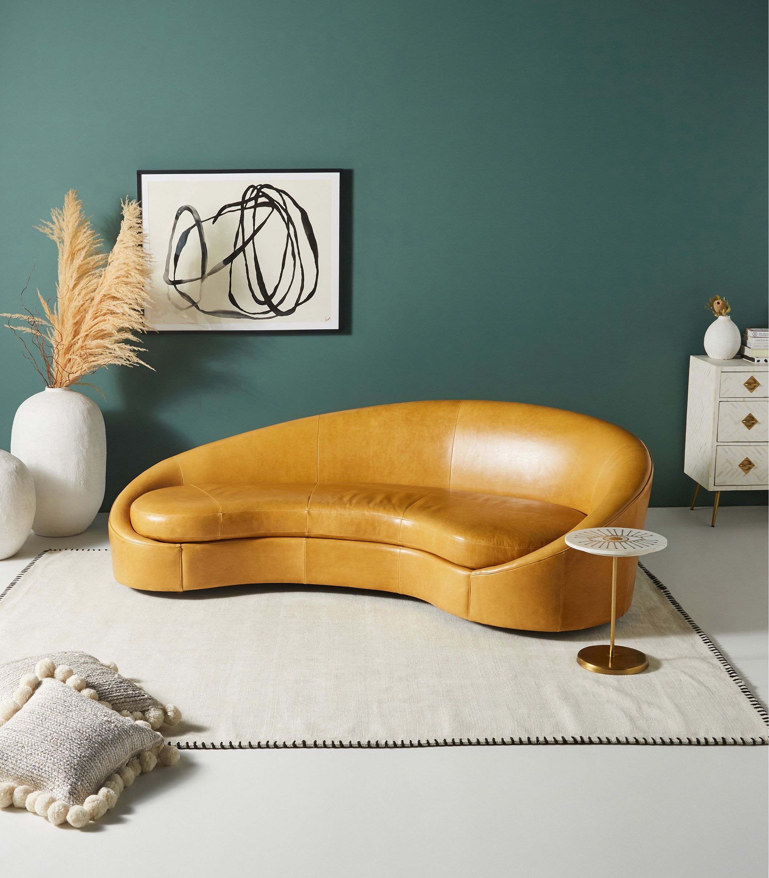 Goleta Leather Sofa | Anthropologie