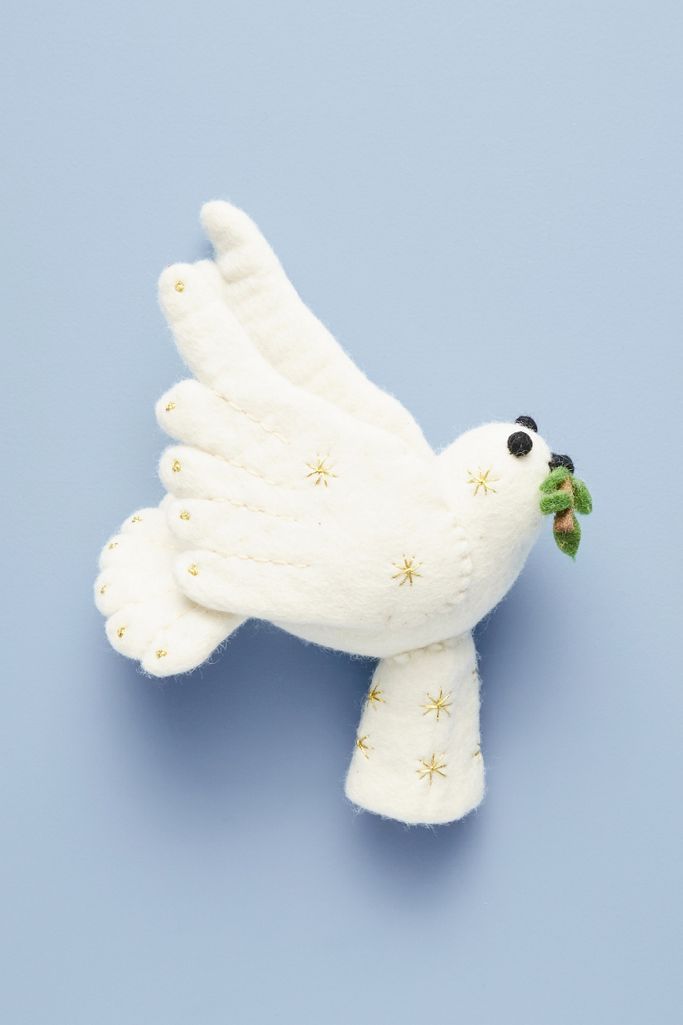 Felted Dove Tree Topper Anthropologie