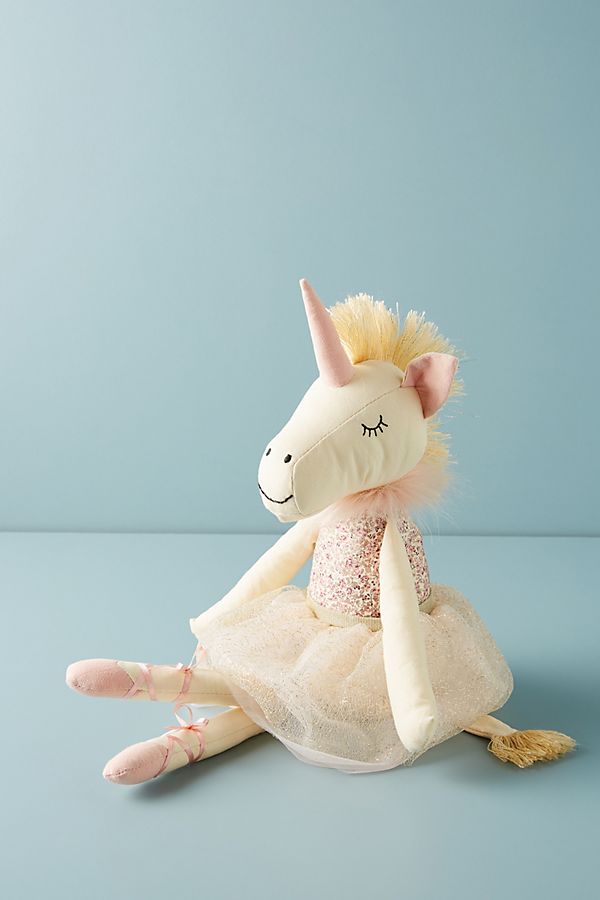 Slide View: 1: Aurora the Unicorn Stuffed Animal