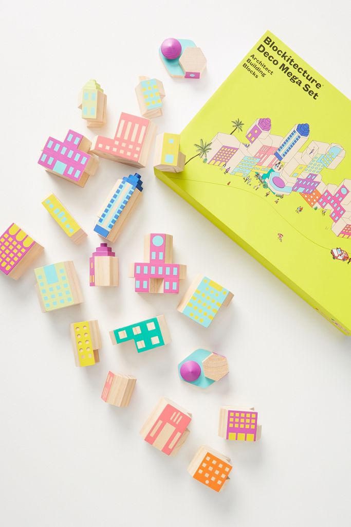 Blockitecture Deco Mega Block Set | Anthropologie
