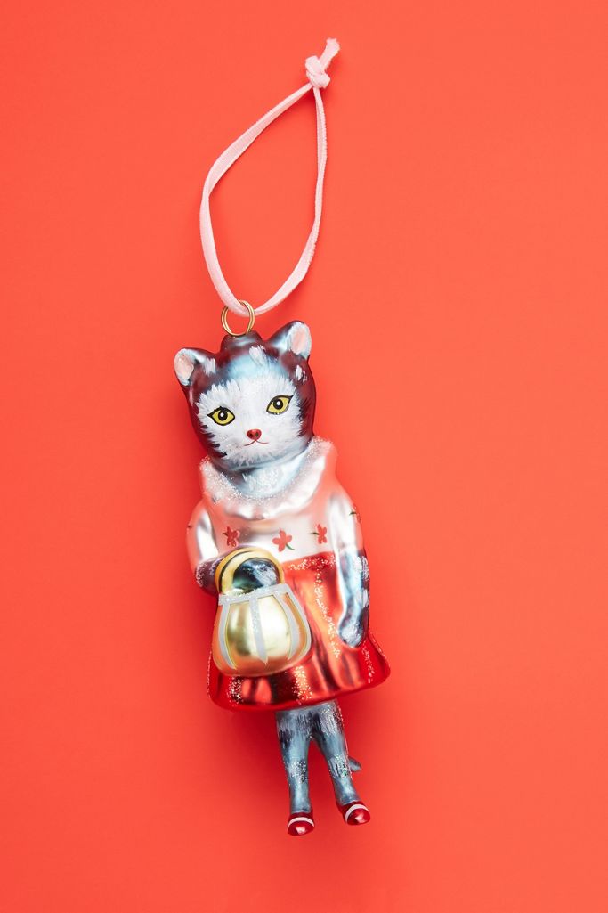 Cool Cat Ornament | Anthropologie