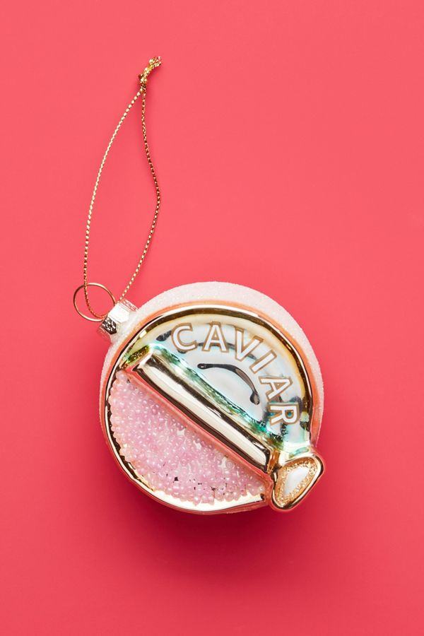 Slide View: 1: Caviar Tin Ornament