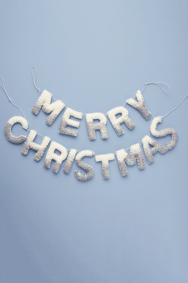 Slide View: 1: Merry Christmas Garland