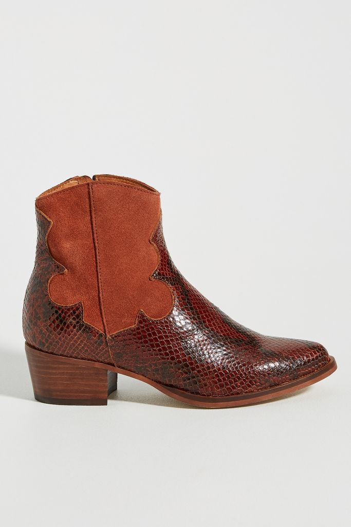 Dolly Western Ankle Boots | Anthropologie